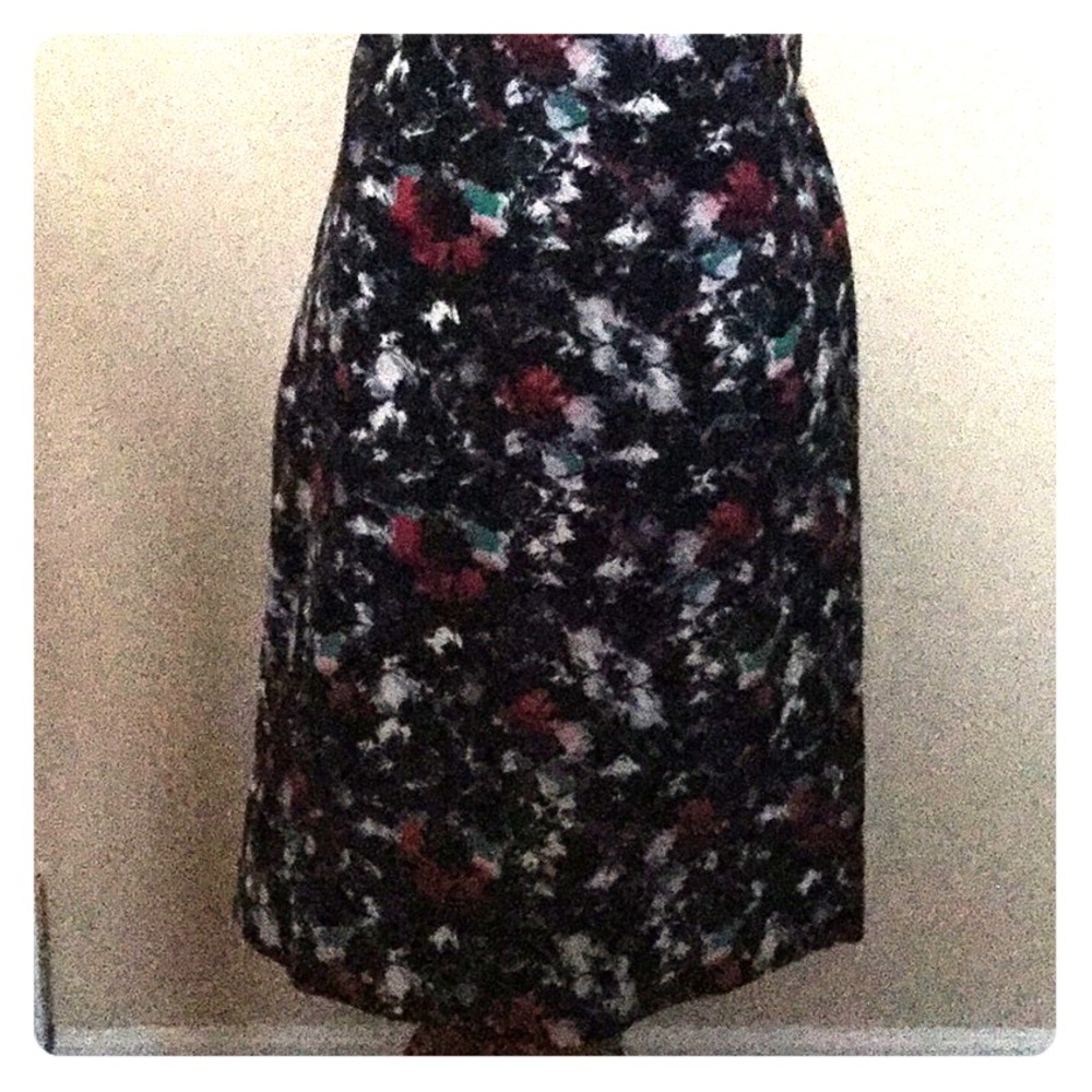 Talbot's floral print pencil skirt, size 12